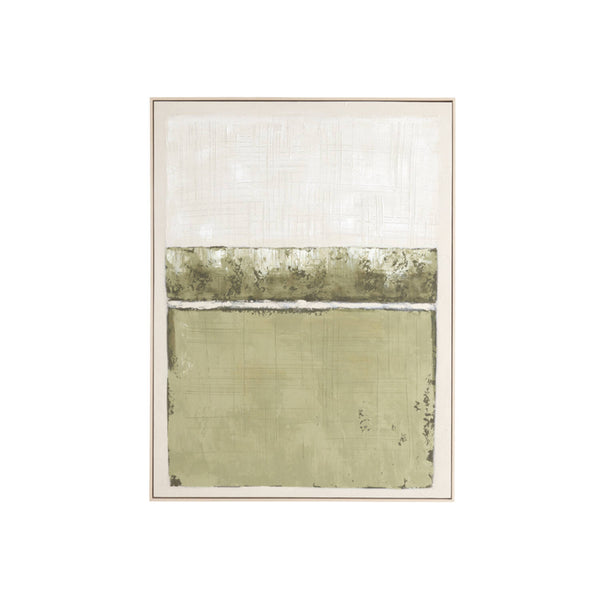 [0127617669] Mareya veggmynd olive 90x120