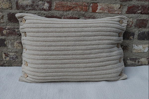 [031632651] Belfast púðaver beige 40x60