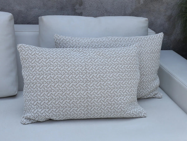 [031632996] Alanya púðaver white/sand 40x60