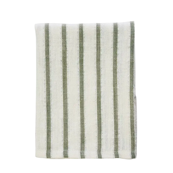 [023JOKT1311] Striped viskastykki green