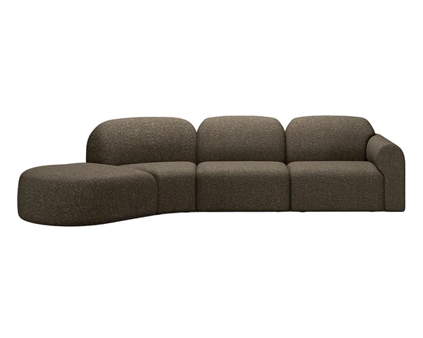[3522249] Bulky sófi opið horn + 2 sæta Cedar