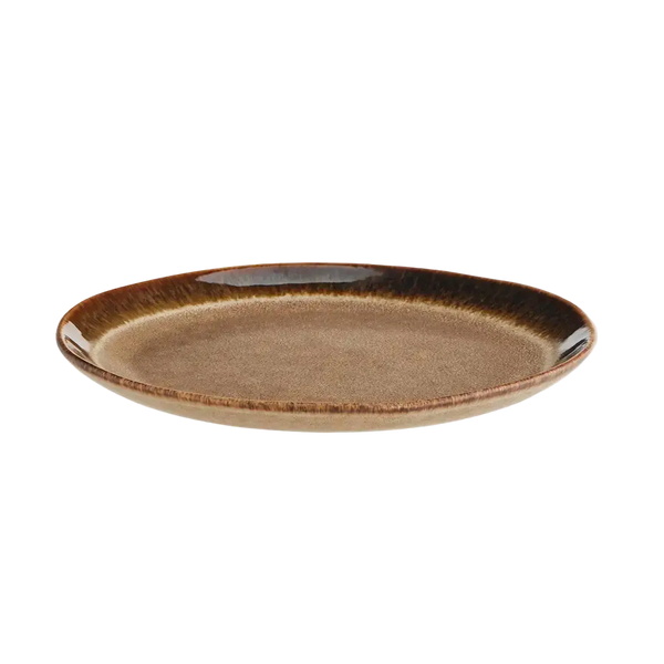 [023HL401170] Stoneware lunch plate