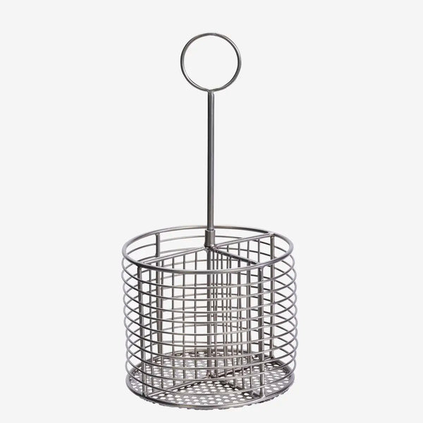 [02328187ST] Iron cutlery holder steel