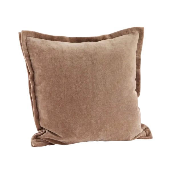 [023JOCU523-K] Velvet púði light brown
