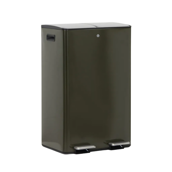 [28200000992] Sort ruslatunna deep green 60L