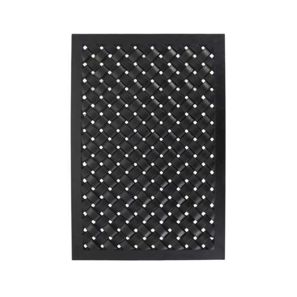 [28200000932] Braid dyramotta svört 90x60