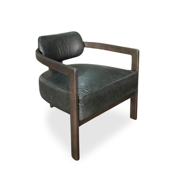 [0460030] Luisa hægindastóll leður black