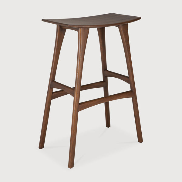 [3510179] Osso bar stool teak brown