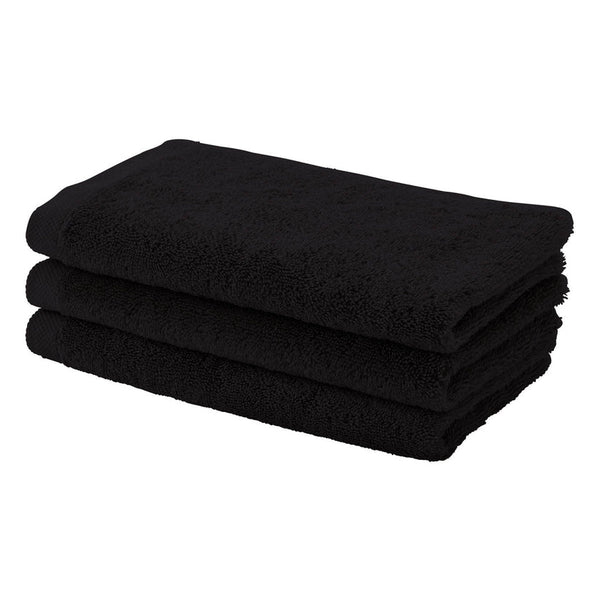 [052LONTWG-09] London - Guest towel - 30x50 cm - Black