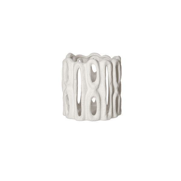 [02241077-WHI-10] Cadiz kertalugt 16cm white