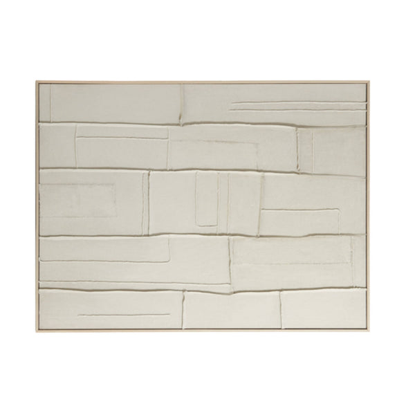 [0127612943] Alzedo veggmynd cream 90x120cm