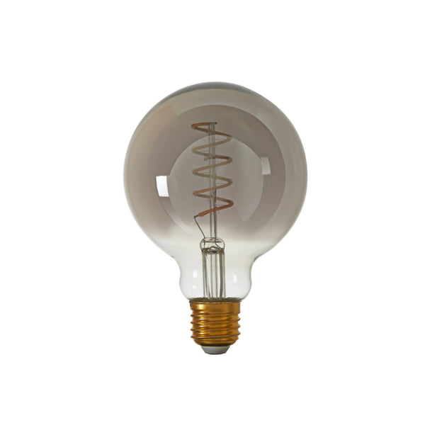 Deco LED globe Ø9,5x14 cm LIGHT 4Wsmoked E27 dimma