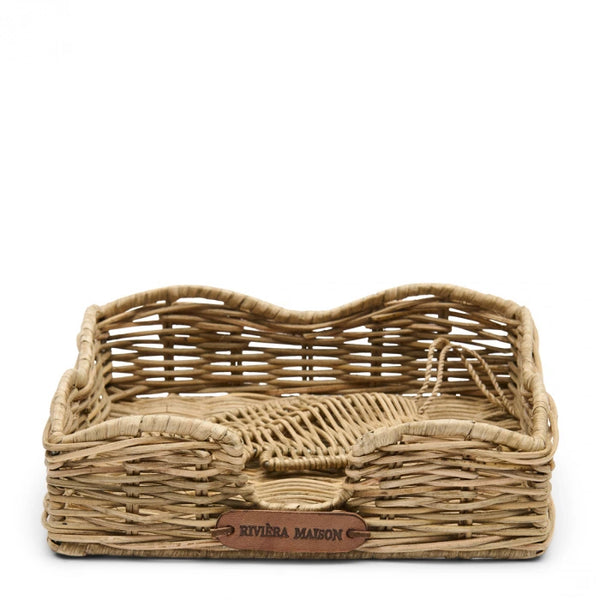 [035573840] Rustic Rattan Fish servíettubox