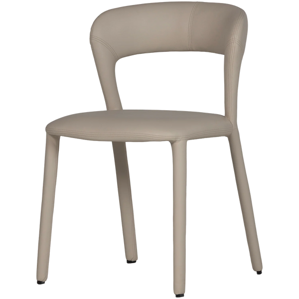 [011801419-E] Noble borðstofustóll PU beige