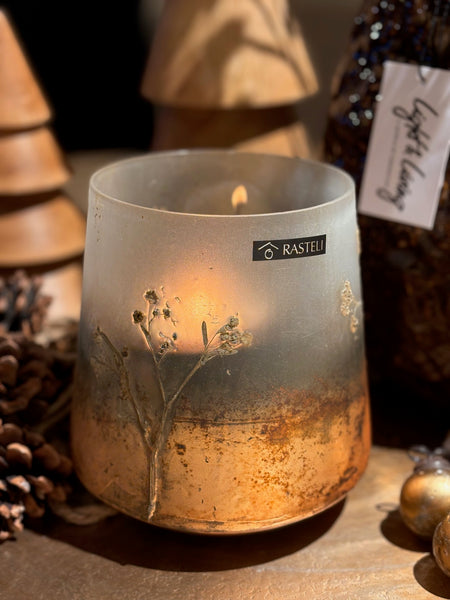 [01374212] Kertalukt - light copper - Ø15xH15cm