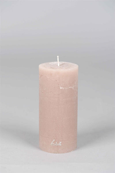 [01341550] Ø7xH15cm - rustic candle portobello