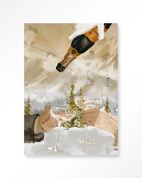 [01825218] Winter champagne 80x100cm