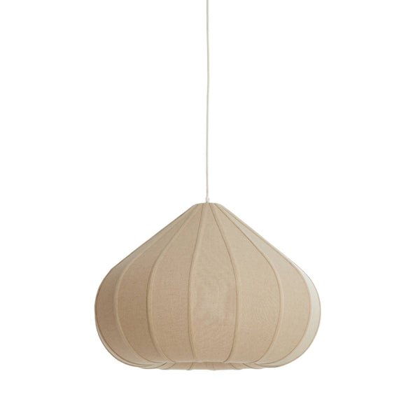[0122987682] Zubeda loftljós natural Ø60x42,5 cm