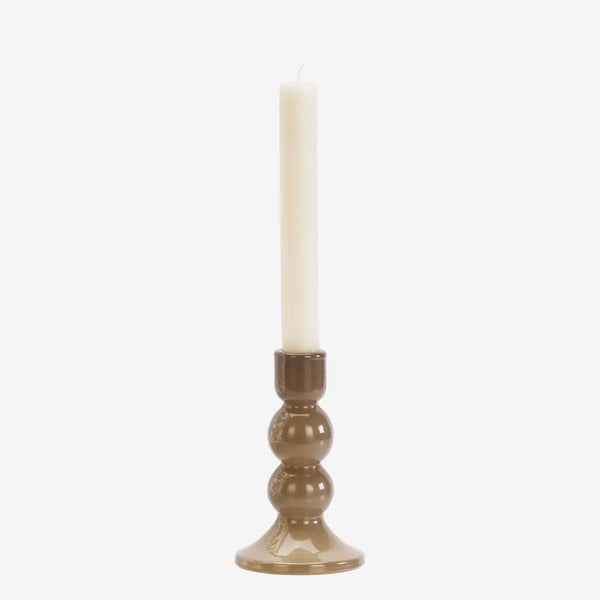 [023J4123101CF] Madam kertastjaki taupe 14,5cm