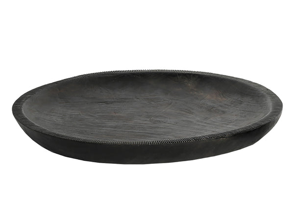 [026738597] H-Schale Teak black 50cm