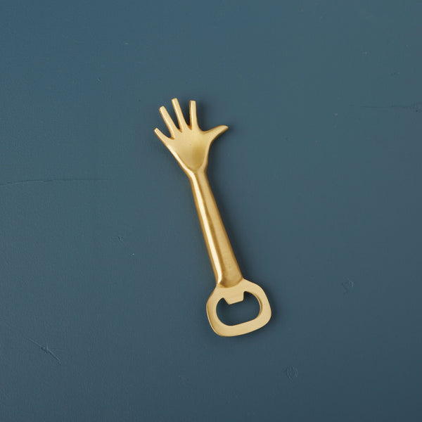 [00525808] Gold flöskuopnari hand