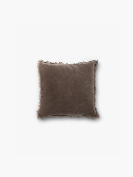 [042900031] Púðaver velvet linen brown 40x60