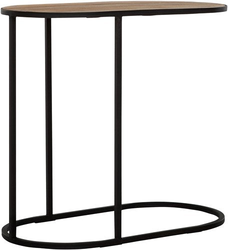 [006HI301213] Terra tölvuborð oval teak