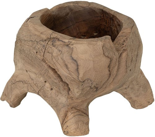 [006ML490401] Anitques skál 15cm teak