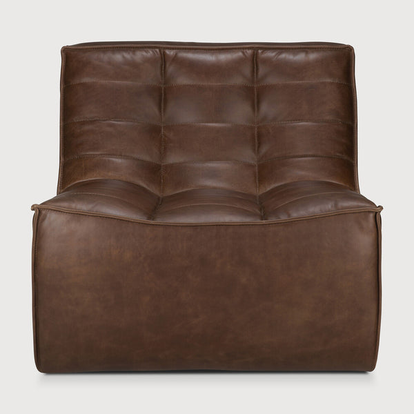 [3520289] N701 sófi 1 sæta - chestnut leður