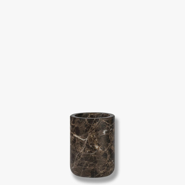 Marble tannburstaglas brown