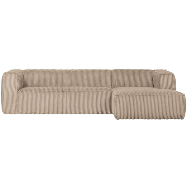 [011375694-RR] Bean corner sofa right hefty ribcord