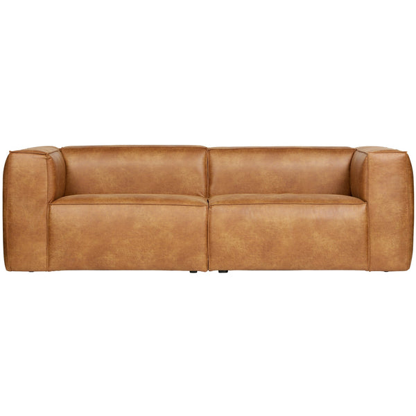 [011373721-B] BEAN 3,5-SEATER SOFA COGNAC