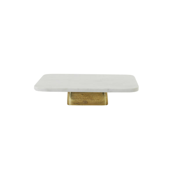 [0126337526] Labade bakki á fæti marble bronze 40x40x8,5 cm