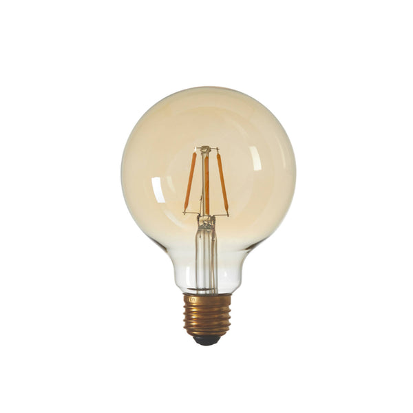 LED globe Ø9,5x13 cm amber