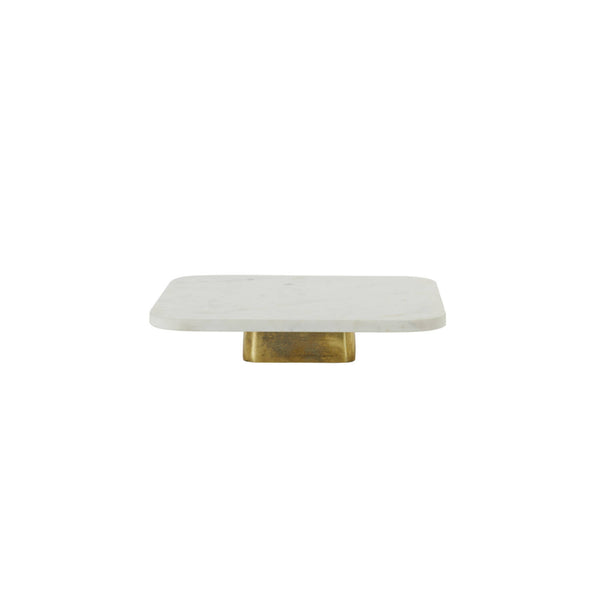 [0126337426] Labade bakki á fæti marble bronze 33x33x6,5 cm