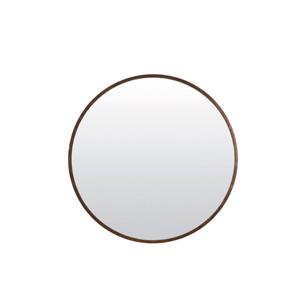 [0127319184] Mamali spegill Ø68 cm brown