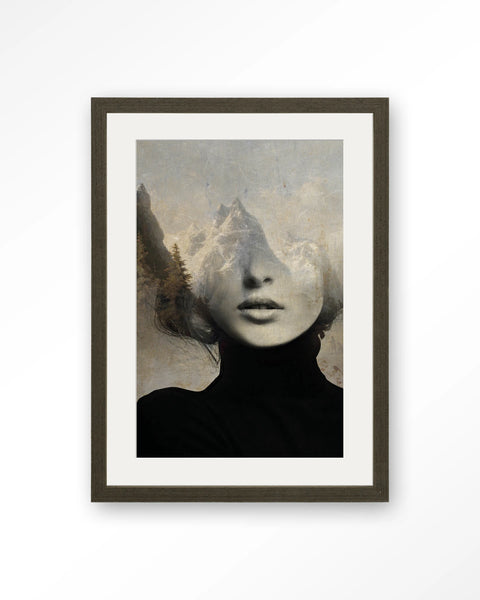 [018240752] Head in the sky veggmynd 50x70cm