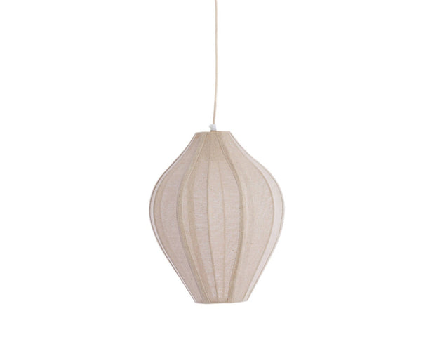 [0122989743] Pasto loftljós natural Ø31x38 cm