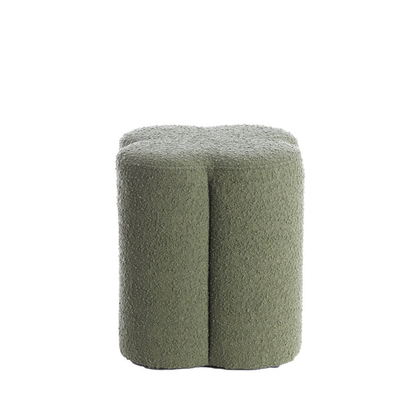 [0126869578] Nalani pouf dark green 38x38x45cm