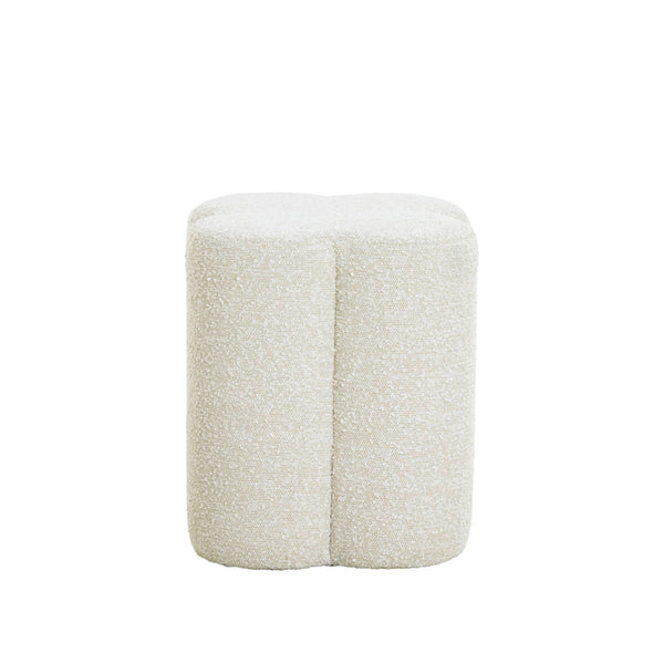 [0126869543] Nalani pouf boclé cream 38x38x45cm