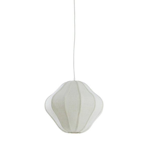 [0122987706] Sukau loftljós cream Ø38,5x32 cm