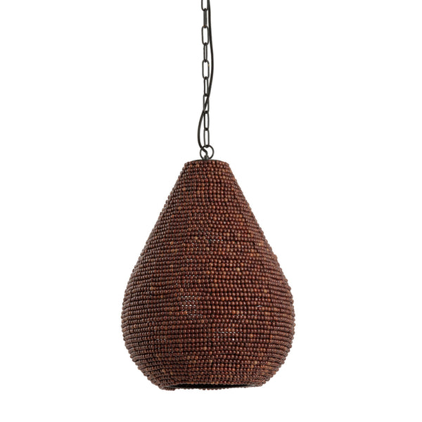 [0122983584] Kabinda loftljós Ø40x51 cm dark brown