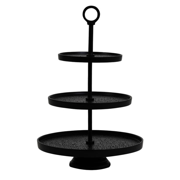 [0126607212] Lutek standur 3 hæðir black