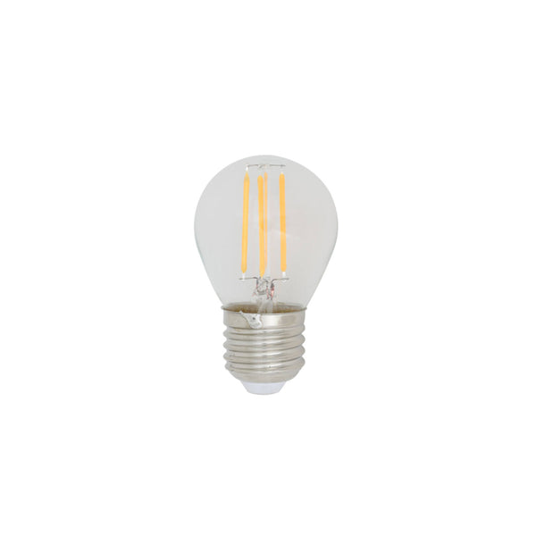 [0129900412] LED spherical Ø4,5x8 cm LIGHT 4W clear E27 dimmable