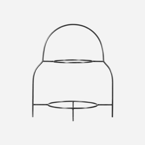 [28203662005] Sana breiðari - 2 hæða standur, silfur