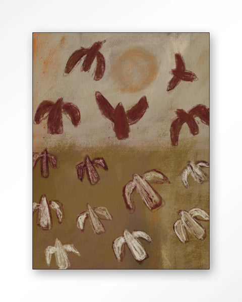 [01825047] Sunbirds veggmynd 110x145cm