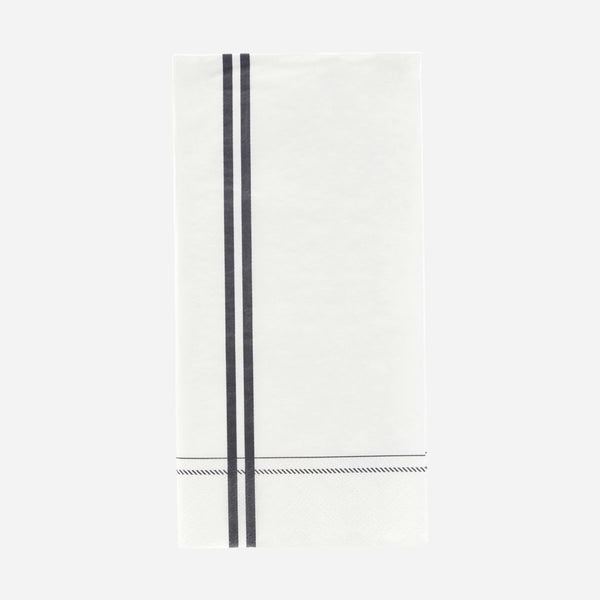 [28108970100] Servíettur m/röndum 10x20cm