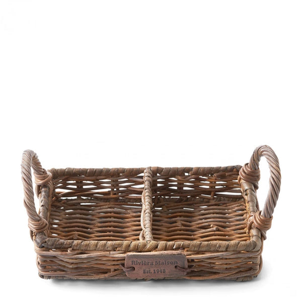 [035374760] Rustic rattan sápubakki