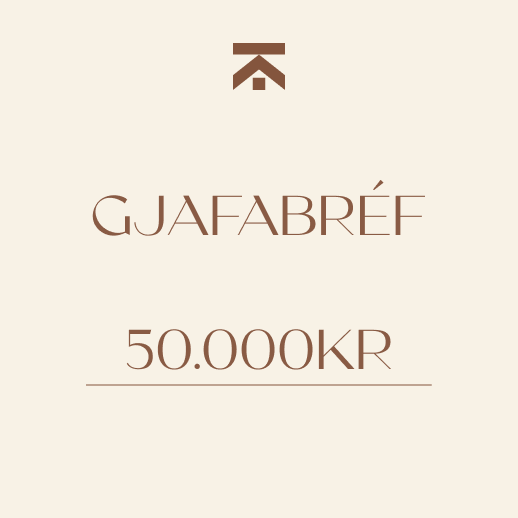 Gjafabréf Tekk 50.000kr