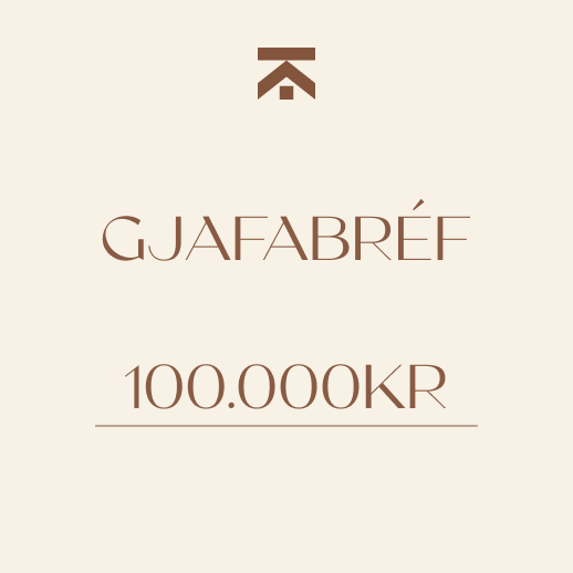 Gjafabréf Tekk 100.000kr